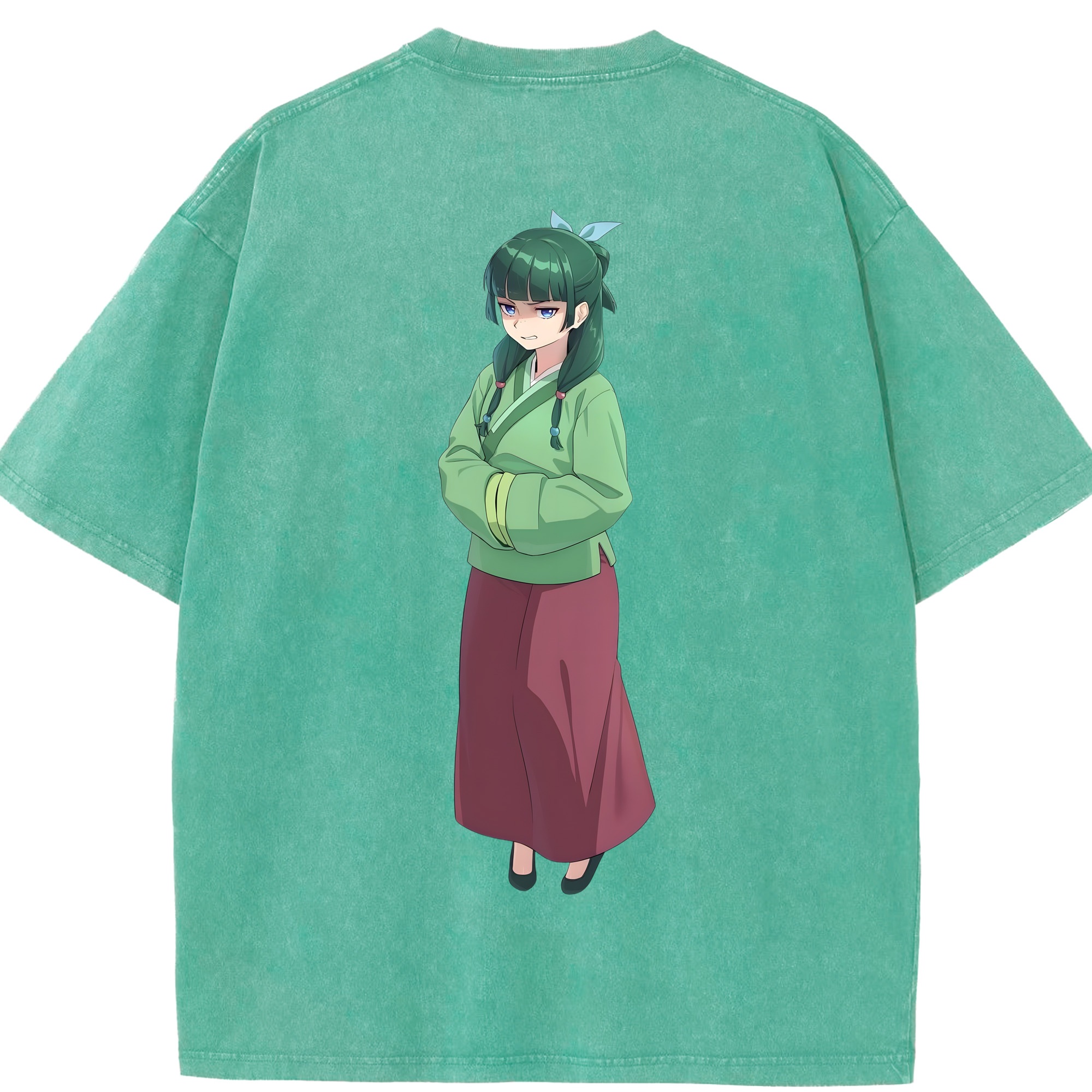 （画像用） 薬屋のひとりごと The Apothecary Diaries 綿100% ヴィンテージ風 半袖Tシャツ（背面プリント）